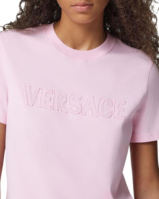 25SS 베르사체 반팔 티셔츠 10189811A136161PS1095 PINK - VERSACE