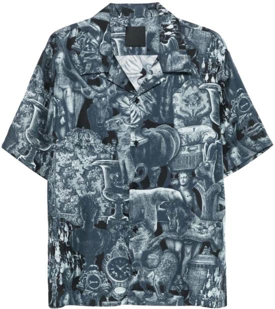 25SS 지방시 반팔 셔츠 BM611015W7006 BLACK