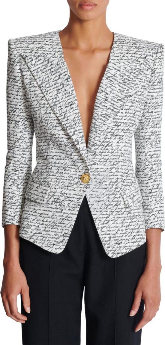 25SS 발망 의류 EF1SE615VH44GAB WHITE - BALMAIN