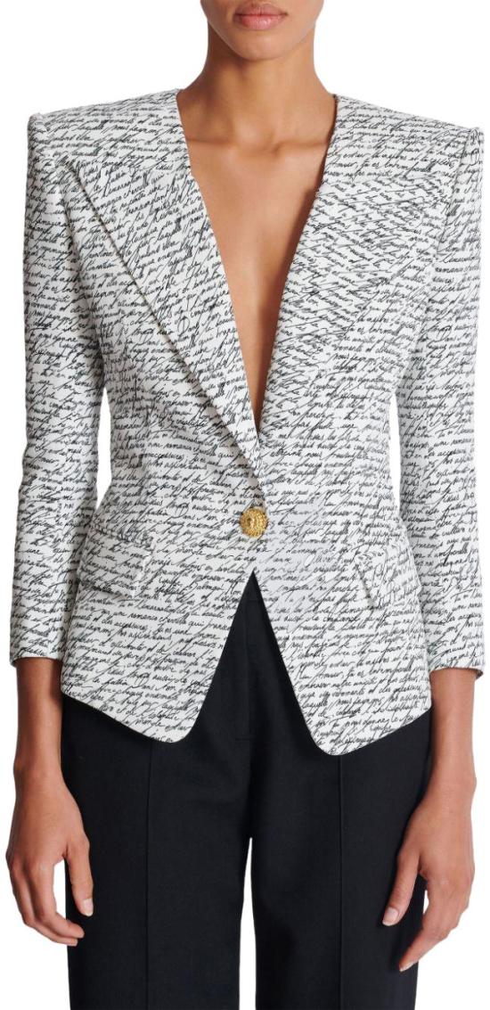 25SS 발망 의류 EF1SE615VH44GAB WHITE - BALMAIN