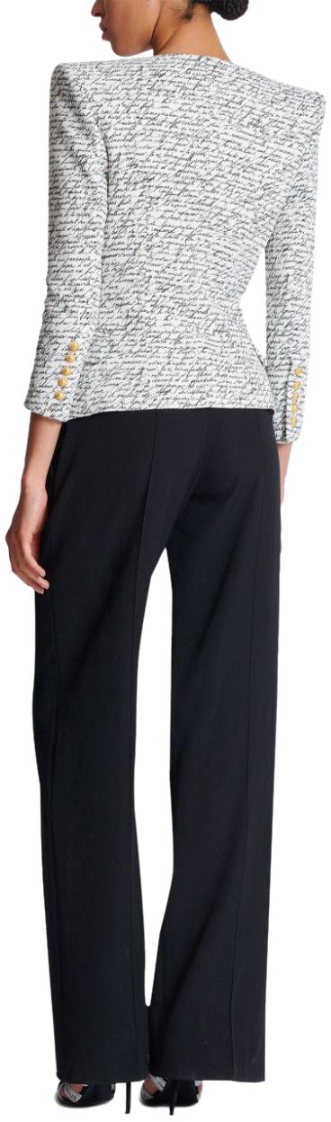 25SS 발망 코트 EF1SE615VH44GAB WHITE - BALMAIN