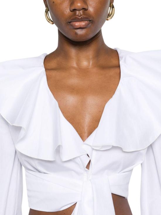 25SS 발망 블라우스 EF1HU296CB020FA WHITE - BALMAIN