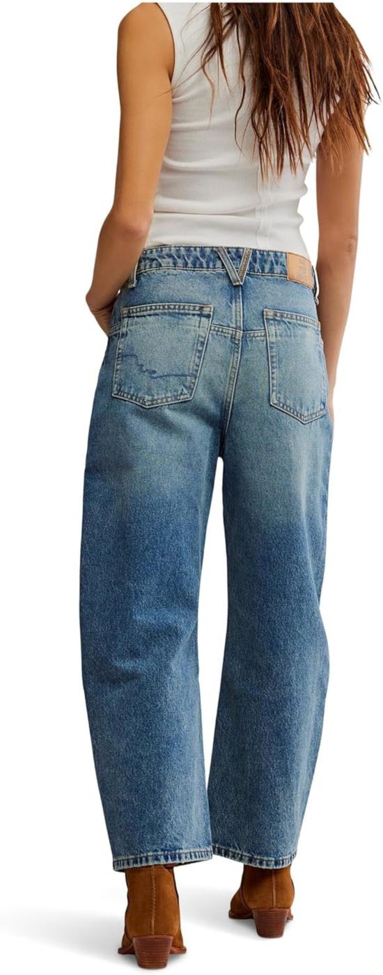  프리피플 데님 팬츠 프리 피플 딥 트랜스 드랍드 보이프렌드 진 블리치드 아웃 - FREE PEOPLE