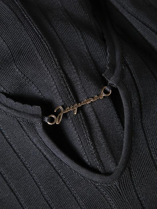  자크뮈스 긴팔 티셔츠 241KN3572358990 BLACK - JACQUEMUS