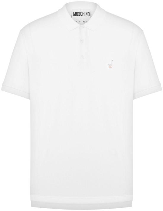 25SS 모스키노 폴로 티셔츠 A160202421001 WHITE