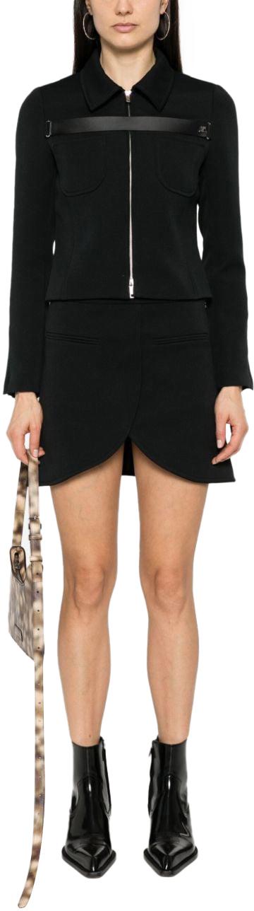  쿠레쥬 숏 스커트 224CJU171PL00079999 BLACK - COURREGES