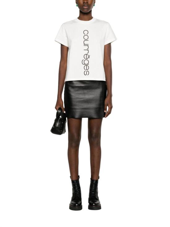  쿠레쥬 반팔 티셔츠 423JTS006JS01120001 WHITE - COURREGES