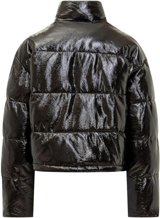  쿠레쥬 바이닐 숏 푸퍼 자켓 323CMA106VY00169999 BLACK - COURREGES