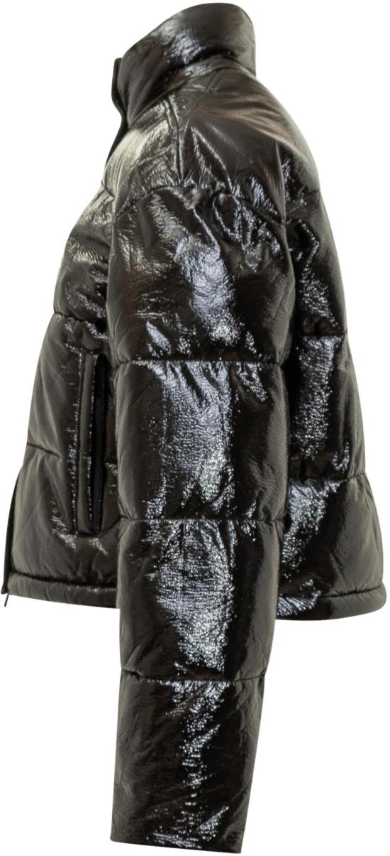  쿠레쥬 바이닐 숏 푸퍼 자켓 323CMA106VY00169999 BLACK - COURREGES