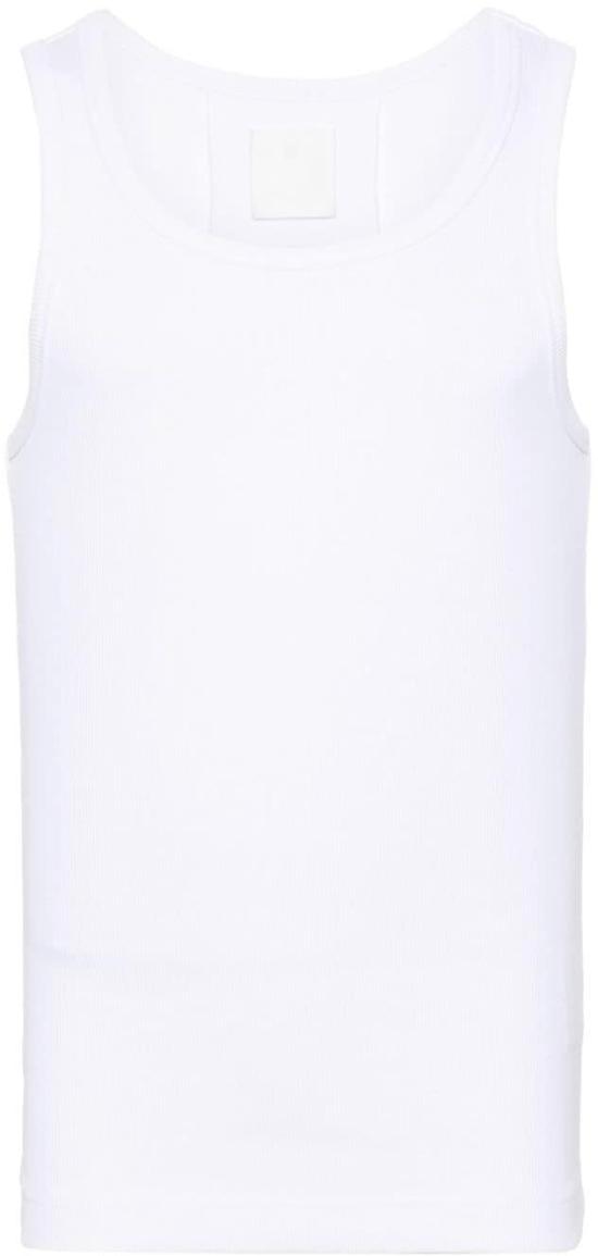  지방시 민소매 티셔츠 BM71KY3YLE100 WHITE