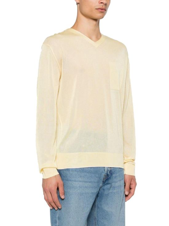 24FW 자크뮈스 스웨터 246KN5032368210 YELLOW - JACQUEMUS