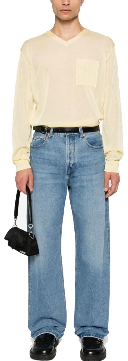 24FW 자크뮈스 스웨터 246KN5032368210 YELLOW - JACQUEMUS