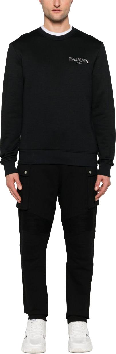 25SS 발망 팬츠 EH1OB335BC910PA BLACK - BALMAIN