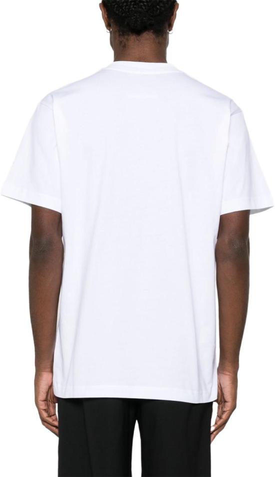  모스키노 반팔 티셔츠 J072302411001 WHITE - MOSCHINO