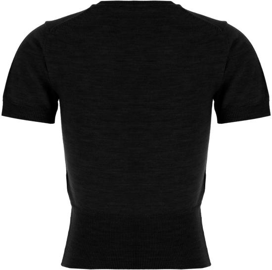 26SS 비비안웨스트우드 베아 니트 반소매 스웨터 1803002QY003FN401 BLACK - VIVIENNE WESTWOOD