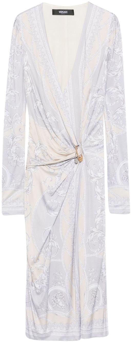 25SS 베르사체 미디 원피스 10180611A138715E450 SILVER