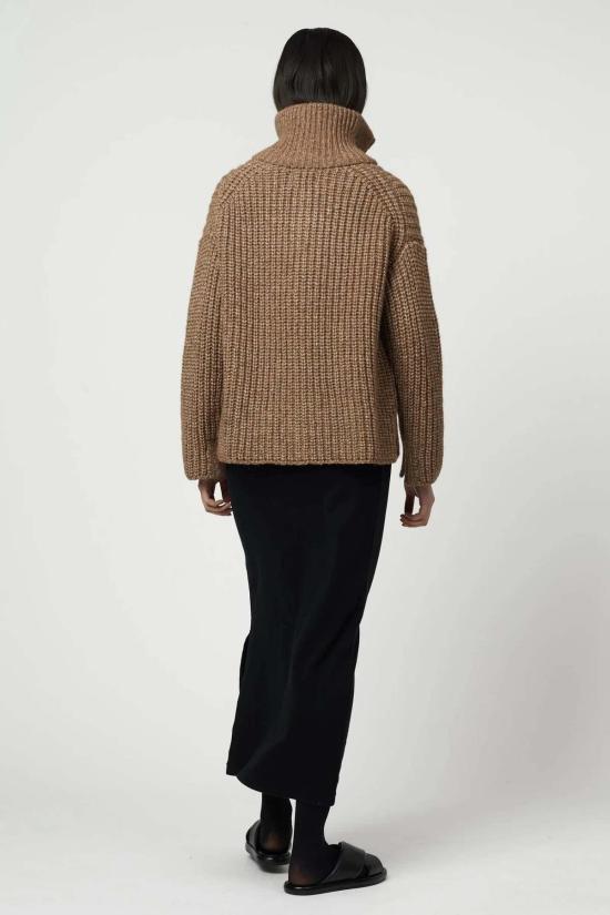  아뜰리에 델핀 가디건 아틀리에 델핀 알파카 리브 카디건 - ATELIER DELPHINE