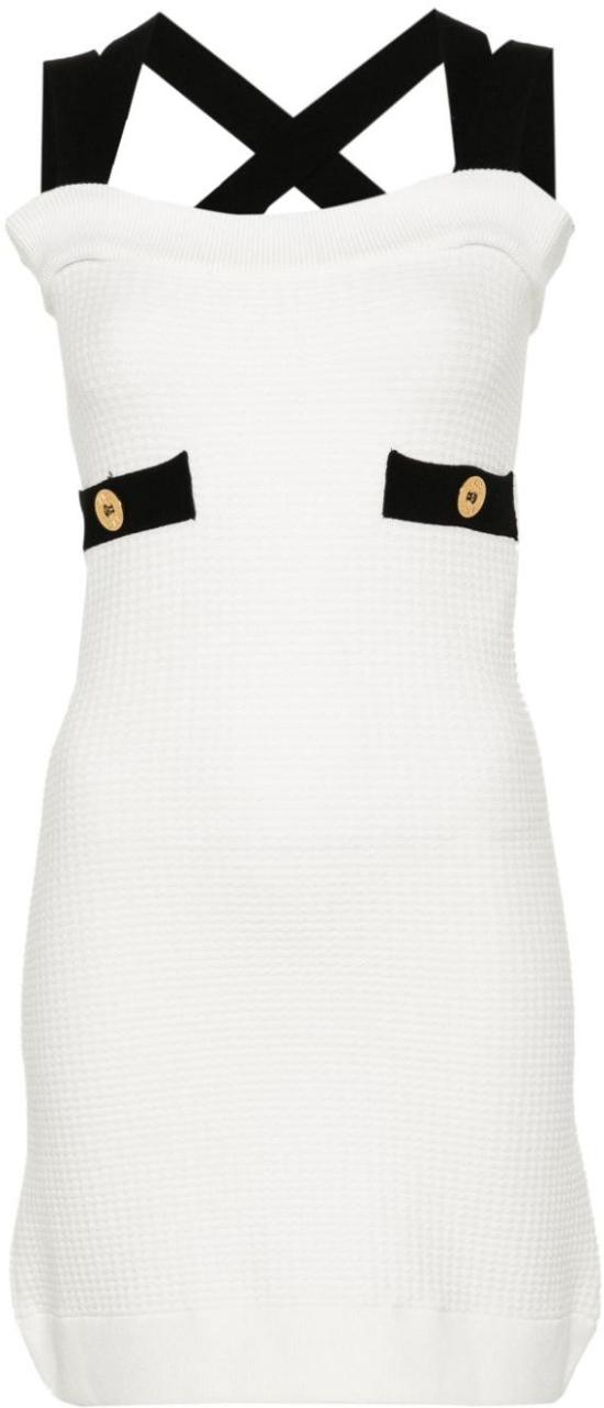  파투 미디 원피스 KN1718070001W WHITE