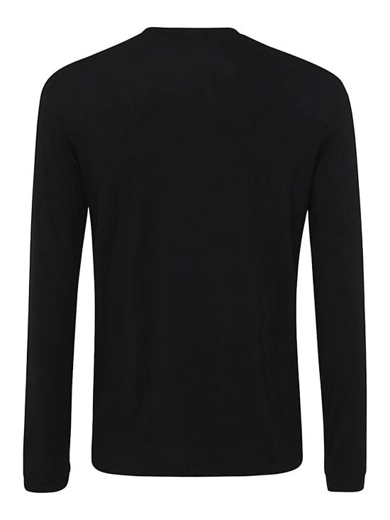 26FW 조르지오 아르마니 반팔 티셔츠 3GST51SJP4ZUC99 Black - GIORGIO ARMANI