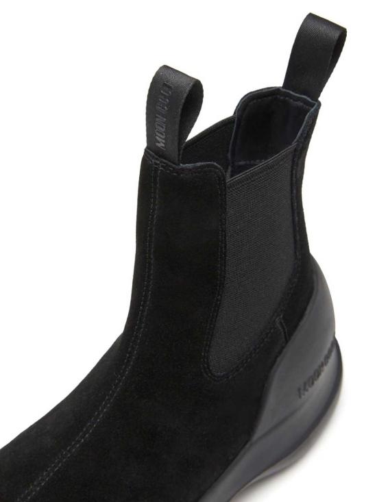 25FW 문부츠 루나 스웨이드 첼시 부츠 80D2480050N001 Black - MOON BOOT