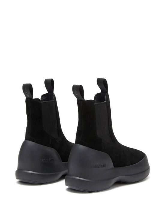 25FW 문부츠 루나 스웨이드 첼시 부츠 80D2480050N001 Black - MOON BOOT