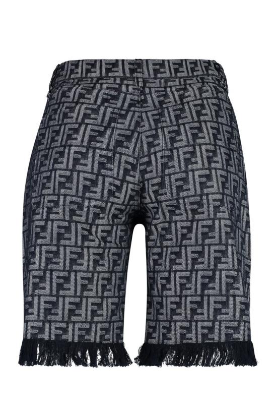  펜디 숏팬츠 FLP307AMZ3 F0ZNZ Navy - FENDI