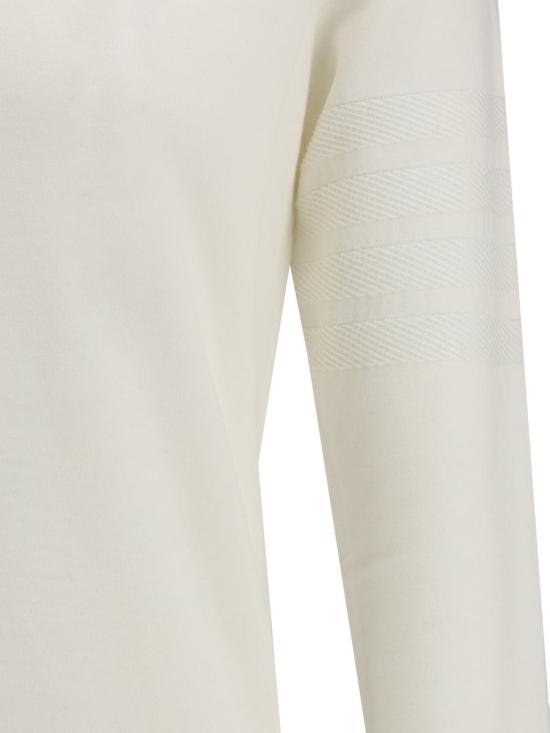25FW 톰브라운 스웨터 MKA566AY1055 100 WHITE - THOM BROWNE