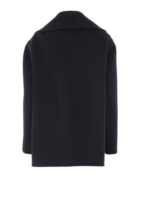 25FW 생로랑 코트 838047Y060R1005 NOIR PROFOND - SAINT LAURENT