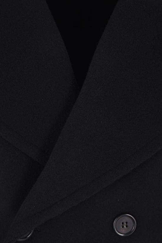 25FW 생로랑 코트 838047Y060R1005 NOIR PROFOND - SAINT LAURENT