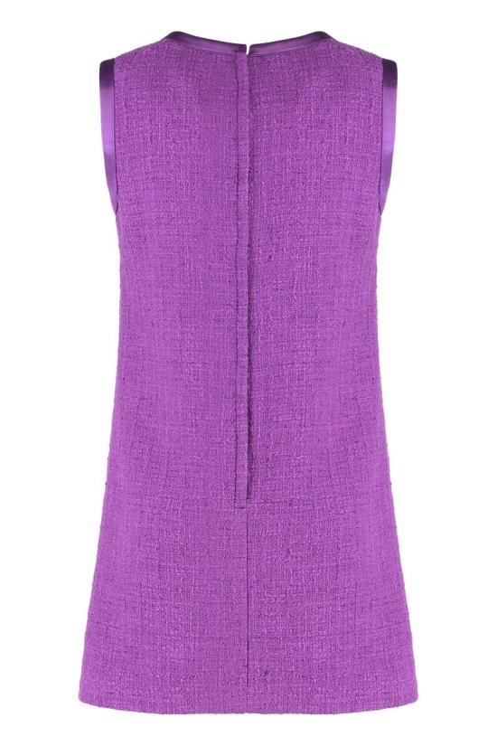 25FW 돌체앤가바나 숏 원피스 F6TLKTFMTAC F0571 PURPLE - DOLCE & GABBANA