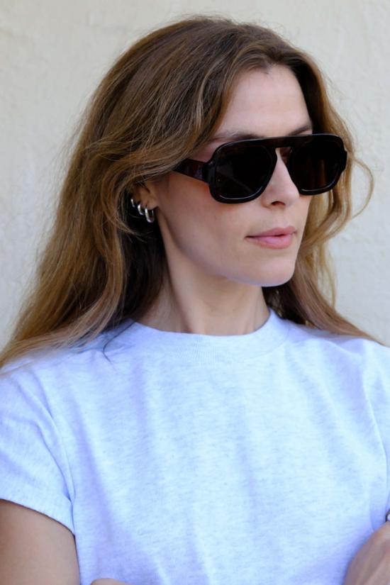  파이프앤로우 안경 베다 선글라스 블랙 프레임/블랙 렌즈 - PIPE & ROW