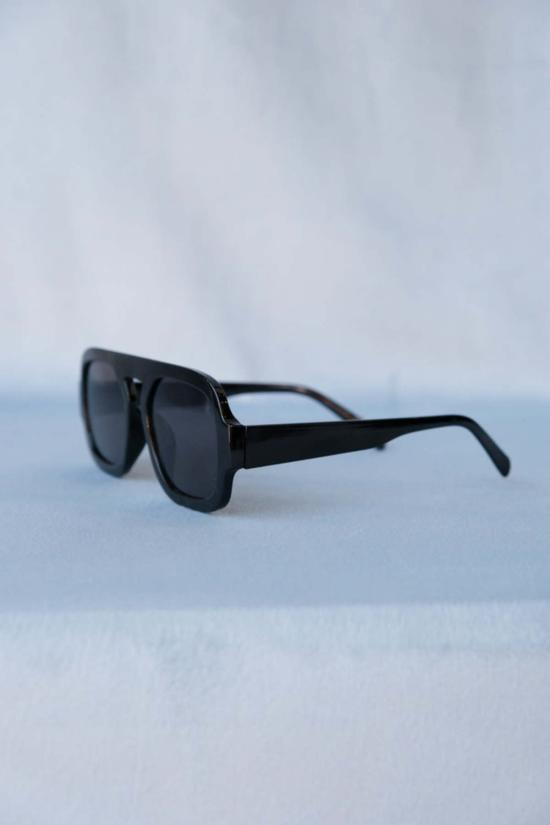  파이프앤로우 안경 베다 선글라스 블랙 프레임/블랙 렌즈 - PIPE & ROW