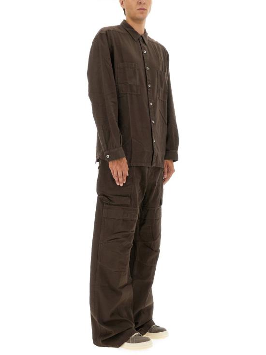 25FW 다크쉐도우 긴팔 셔츠 DU02E7299 CFL78 BROWN - DRKSHDW