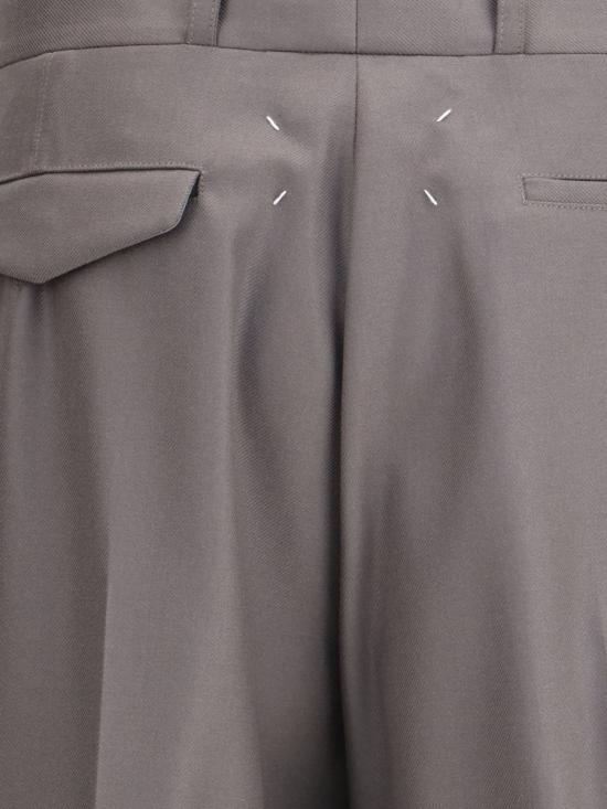 25FW 마르지엘라 울 & 린넨 트라우저 S50KA0687M35504 810 GREEN - MAISON MARGIELA