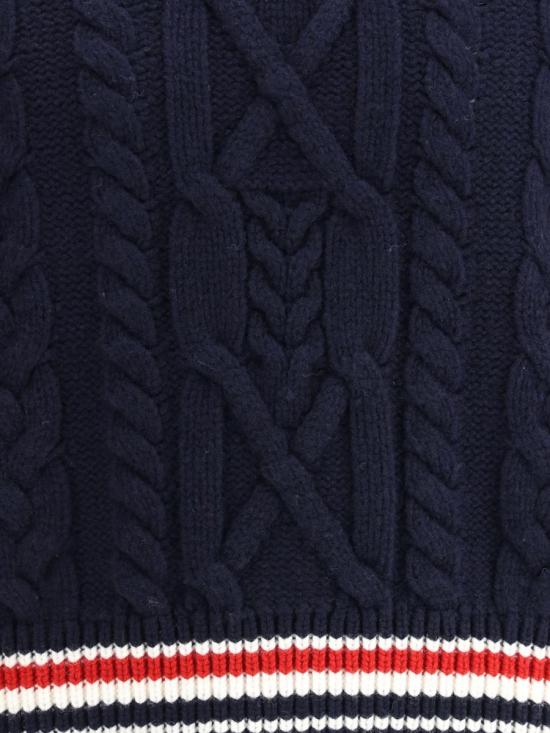 25FW 톰브라운 스웨터 MKA570AY1005 415 BLUE - THOM BROWNE