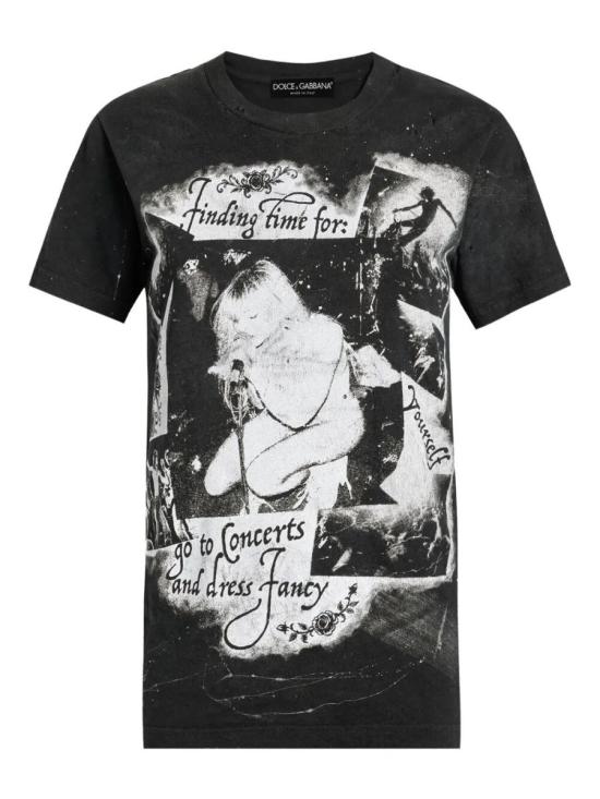 25FW 돌체앤가바나 반팔 티셔츠 F8V90T GDDH4 9000 GREY