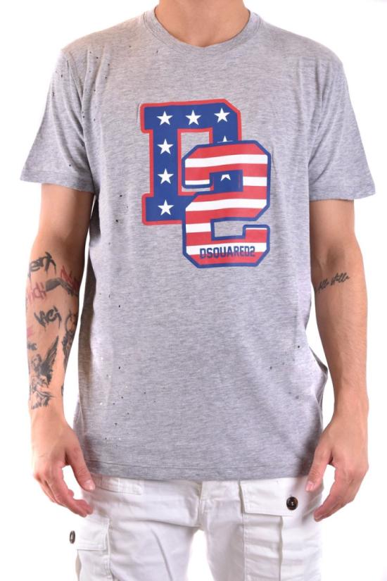  디스퀘어드2 반팔 티셔츠 S74GD1249 S22416857M Grey - DSQUARED2