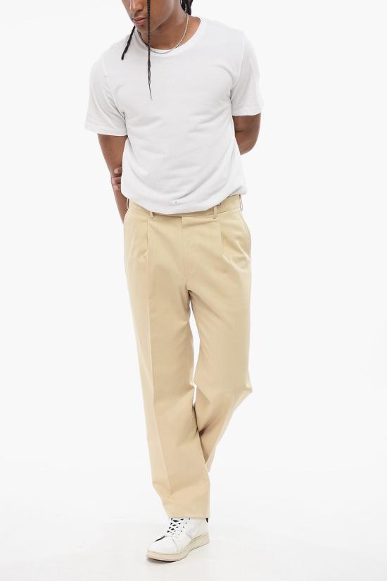  꼬르넬리아니 스트레이트 팬츠 655000 COTONE 000 Yellow - CORNELIANI