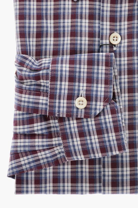  꼬르넬리아니 긴팔 셔츠 84P029 9811549 040 Burgundy - CORNELIANI