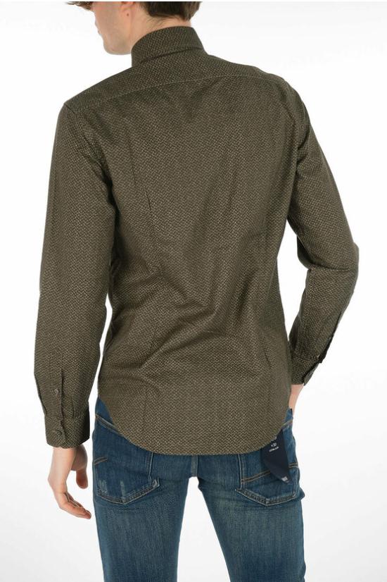  꼬르넬리아니 긴팔 셔츠 84P029 9811549 040 Burgundy - CORNELIANI