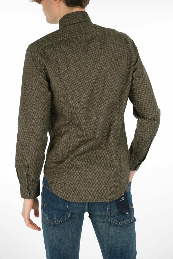  꼬르넬리아니 긴팔 셔츠 84P029 9811549 040 Burgundy - CORNELIANI