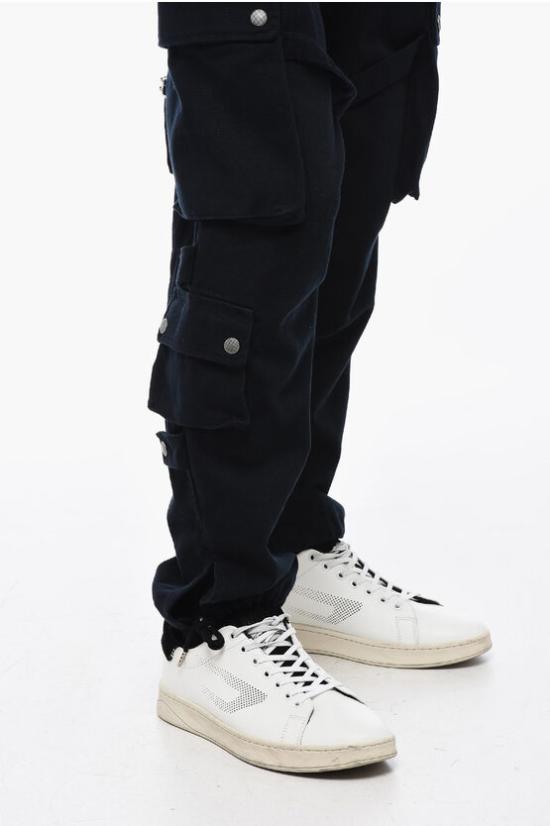  이자벨마랑 카고 팬츠 PA0115HA A2G05H 01BK Black - ISABEL MARANT