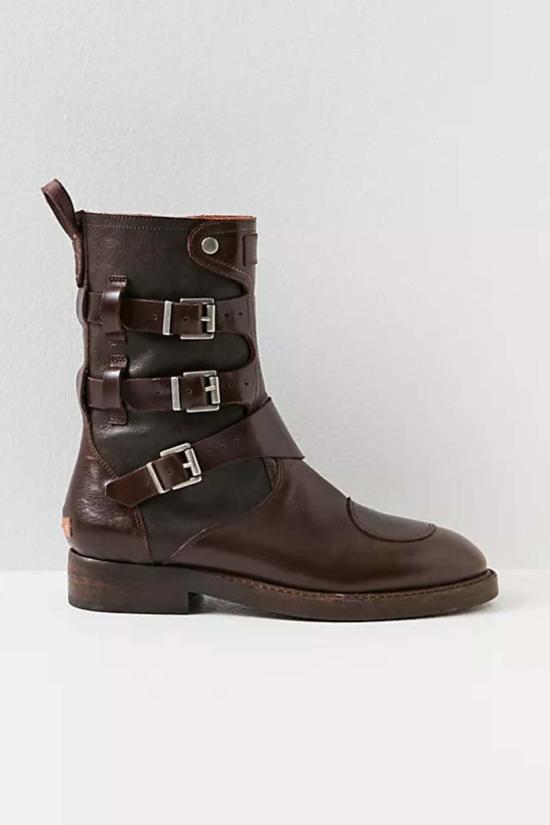  프리피플 부츠 Free People Wtf Dusty Buckle  브라운