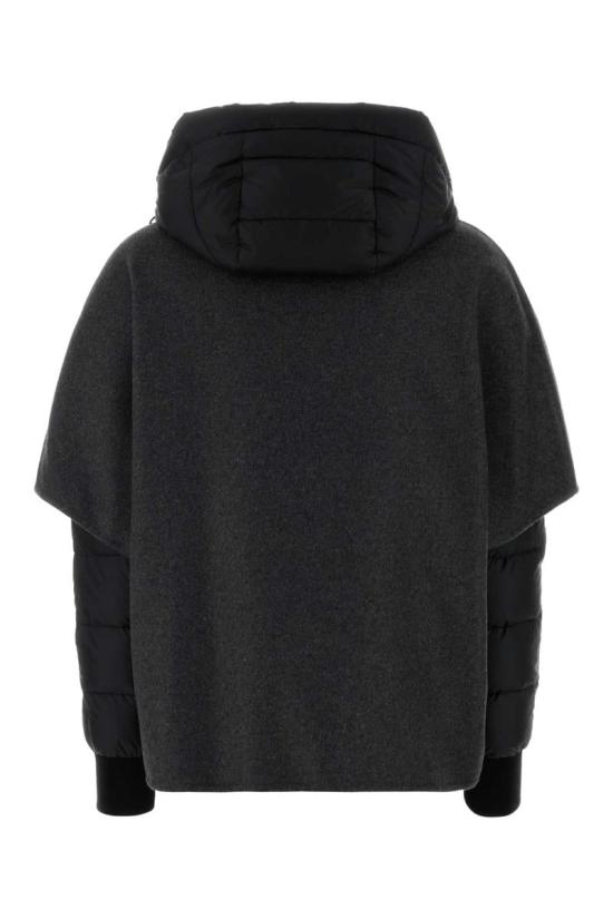 25FW 무레르 페가소 SRT 후디드 쇼트 자켓  PEGASOSRTOSCA DARKGREYNERO Black - MOORER