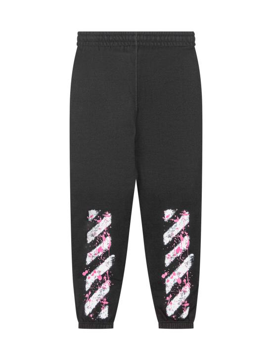 25FW [키즈] 오프화이트 팬츠 OGCH001F25FLE002 1032 BLACK FUCHSIA - OFF WHITE