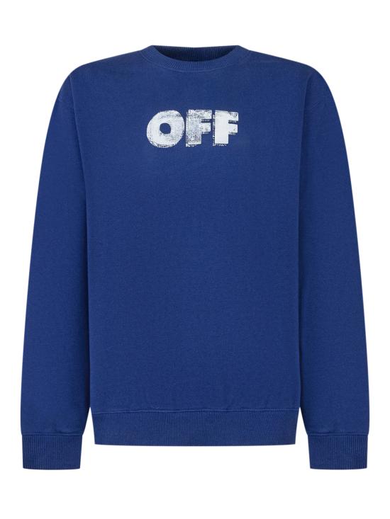 25FW [키즈] 오프화이트 풀오버 OBBA001F25FLE003 4501 BLUE WHITE