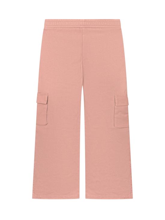 25FW [키즈] 오프화이트 팬츠 OGCH00CF25FLE001 3B07 ROSE PINK - OFF WHITE