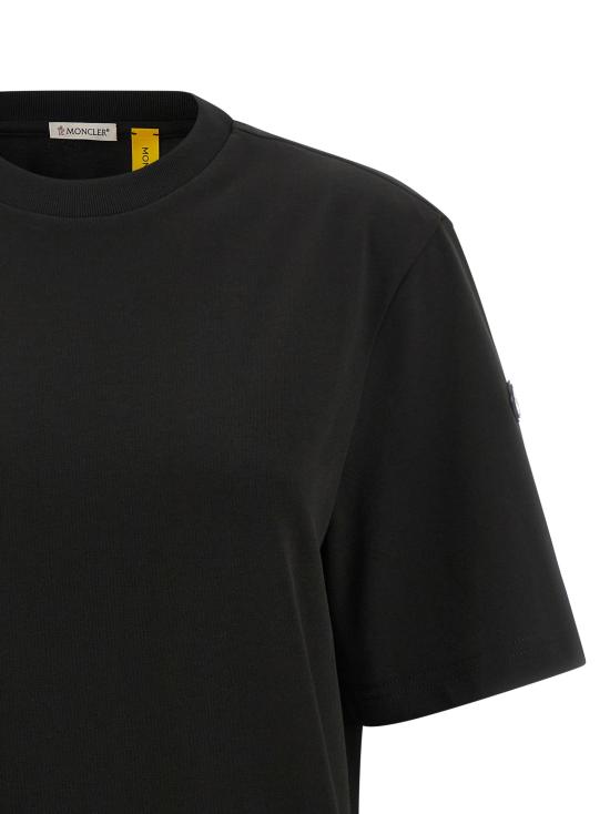 25FW 몽클레어 반팔 티셔츠 K24038C0000189AUG999 Black - MONCLER