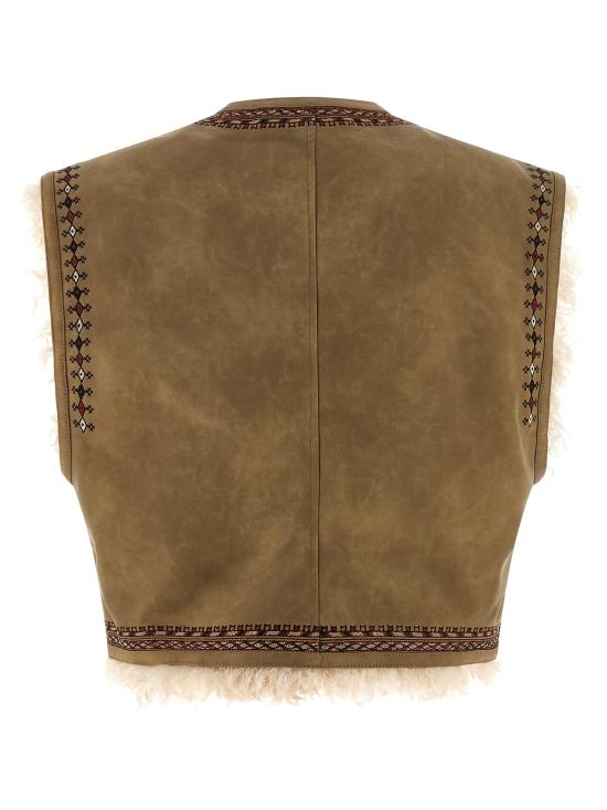 25FW 이자벨마랑에뚜왈 베스트 GI0061FAC3A02E50TA Beige - ISABEL MARANT ETOILE
