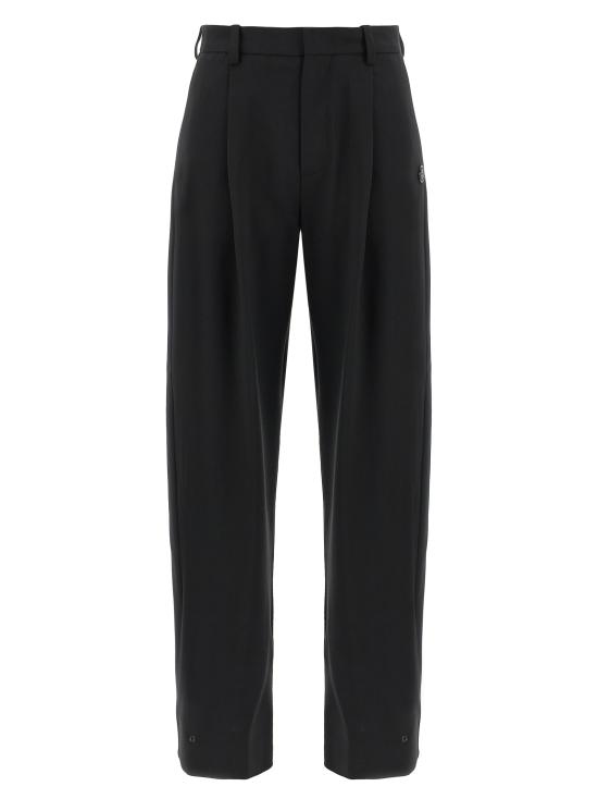 25FW 몽클레어 스트레이트 팬츠 K24032A00003M6523999 Black